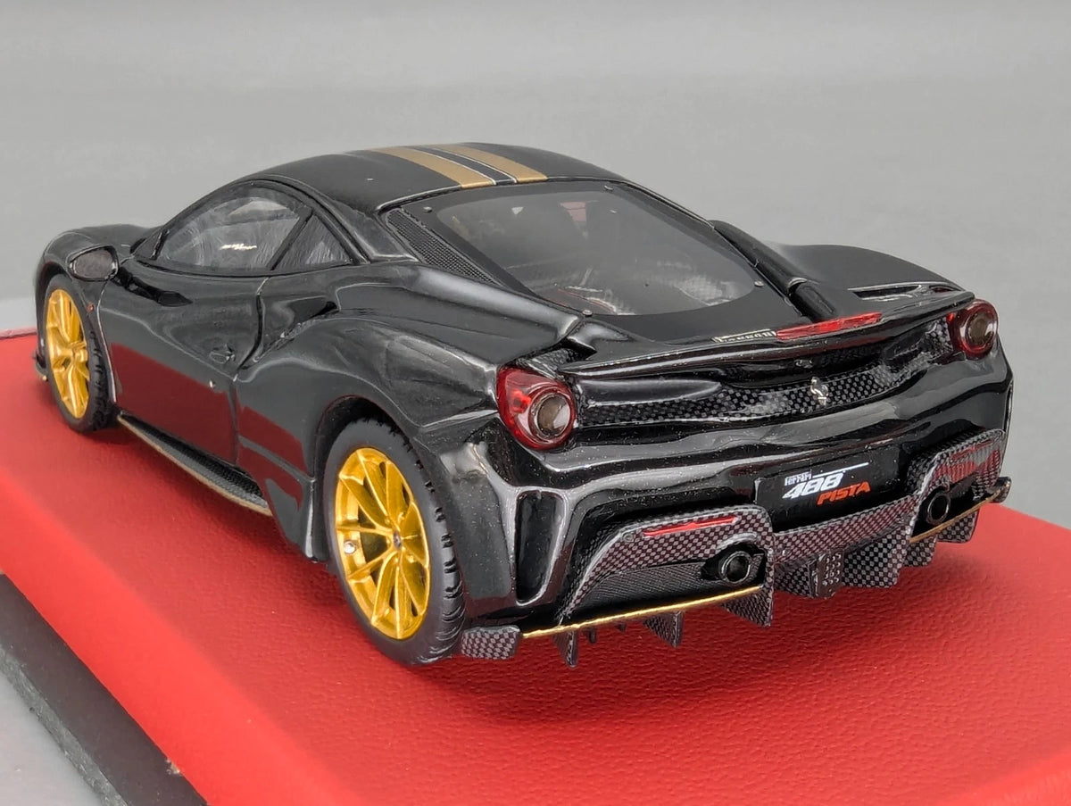 Modellautos 1:43 BBR Concept43 Ferrari 488 Pista RHD 2019 Nero St. Ltd 18/20 OVP