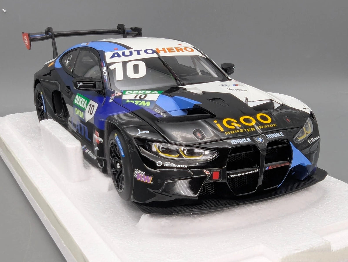 Modellautos 1:18 Minichamps BMW M4 GT3 DTM 2022 Team Walkenhorst #10 E. Muth OVP