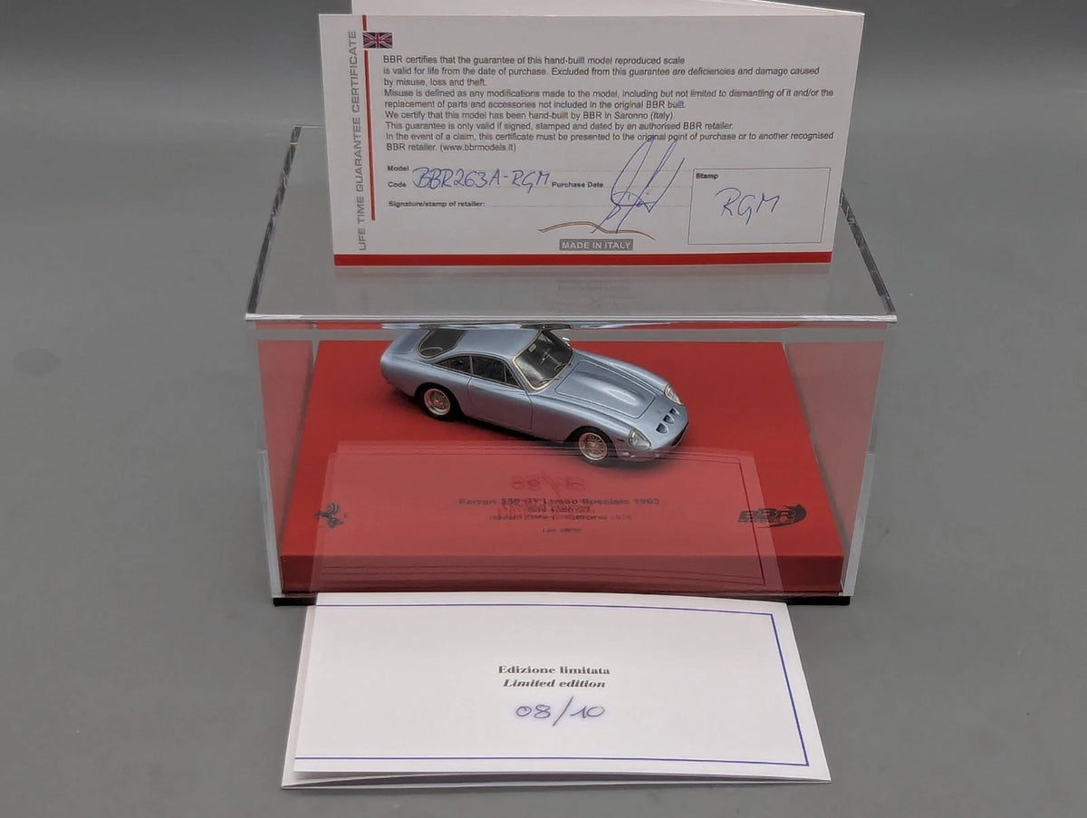 Modellautos 1:43 BBR Ferrari 250 GT Lusso Speciale 1963 S/N 4385GT Ltd 08/10 OVP