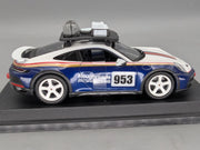 Modellautos 1:24 Bburago Porsche 911 Dakar mit Dealer OVP