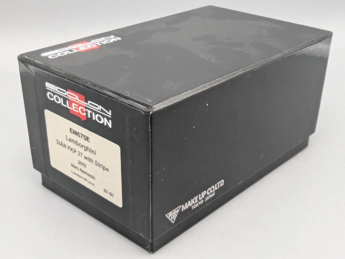 Eidolon Make Up 1:43 Lamborghini Sian FKP 37 with Stripe 2019 Nero 60/60 mit OVP
