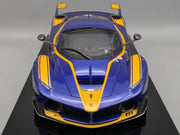 Modellautos 1:12 BBR Ferrari FXX-K Car #81 Blau Gelb Ltd 15/20 in Vitrine OVP