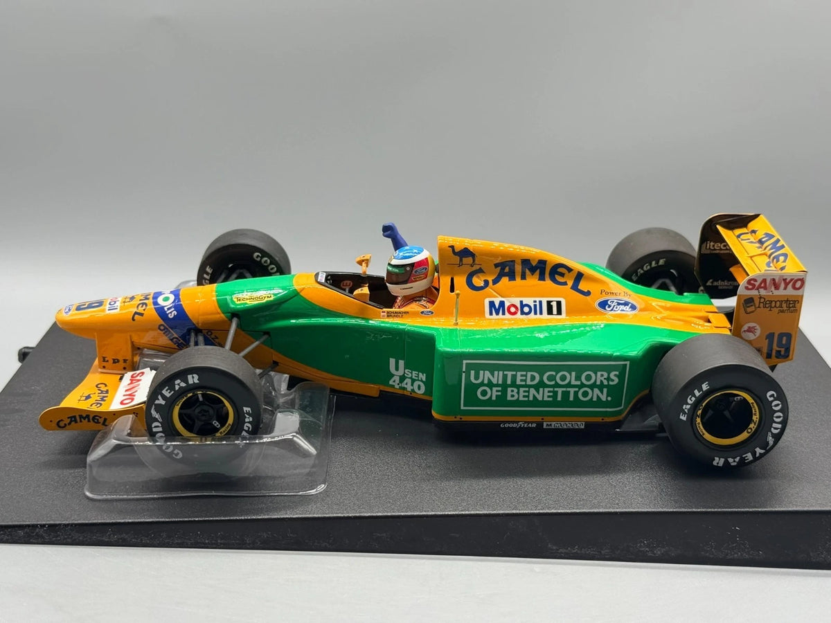 Modellautos 1:18 Minichamps Benetton-Ford B192 4th Place GP Monaco 1992 + OVP