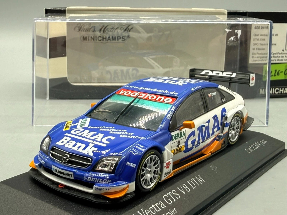 Modellautos 1:43 Minichamps Opel Vectra GTS V8 DTM 2004 OPC #3 mit OVP