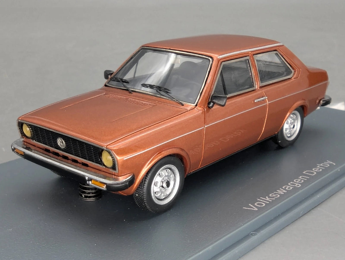Modellautos 1:43 Neo Scale Models Volkswagen VW Derby GLS Kupfer Met. mit OVP