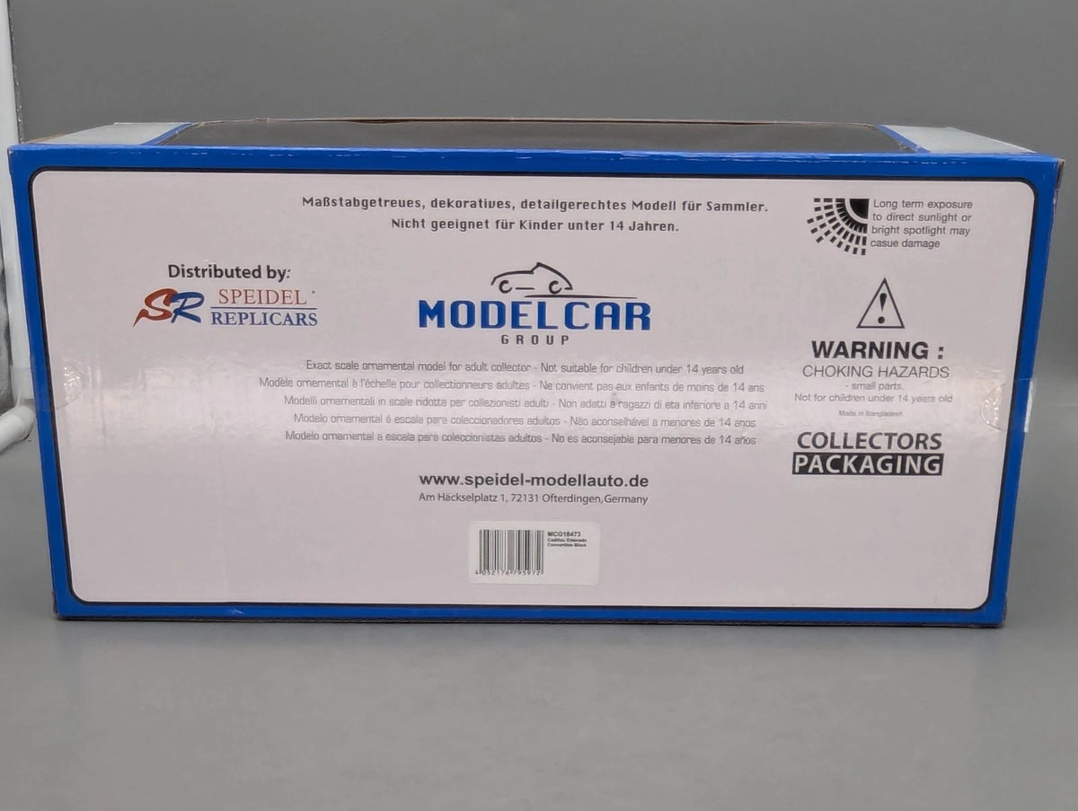 Modellautos 1:18 MCG Modelcar Group 18473 Cadillac Eldorado Convertible Blk OVP