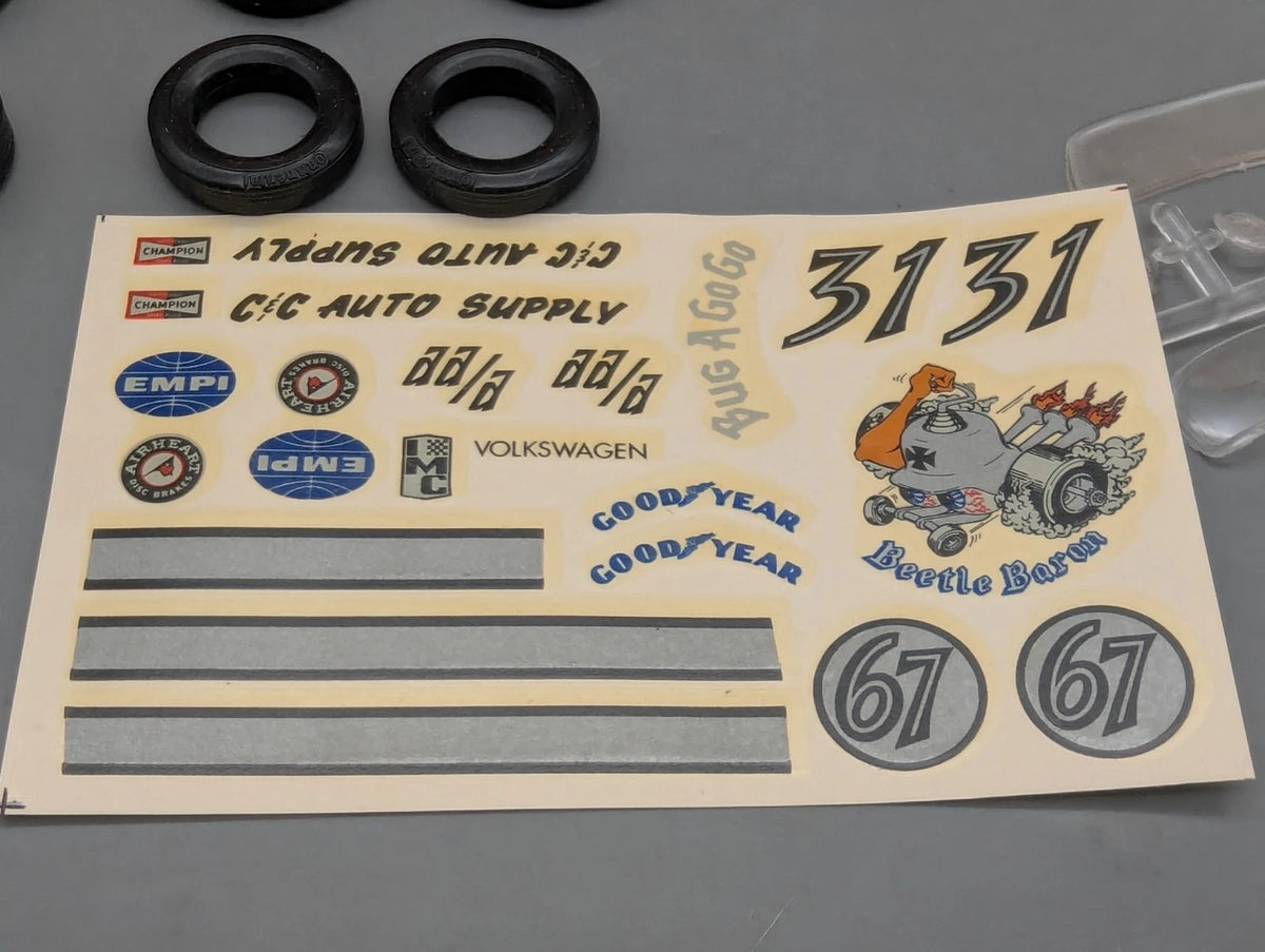 Modellauto Bausatz 1:25 IMC VW Käfer 2 Versionen Stock Car ODER Coupe mit OVP