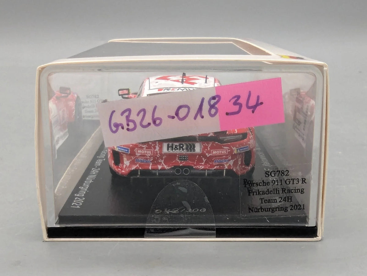 Modellautos 1:43 Spark SG782 Porsche 911 GT3 R 24H Nürburgring 2021 #31 OVP