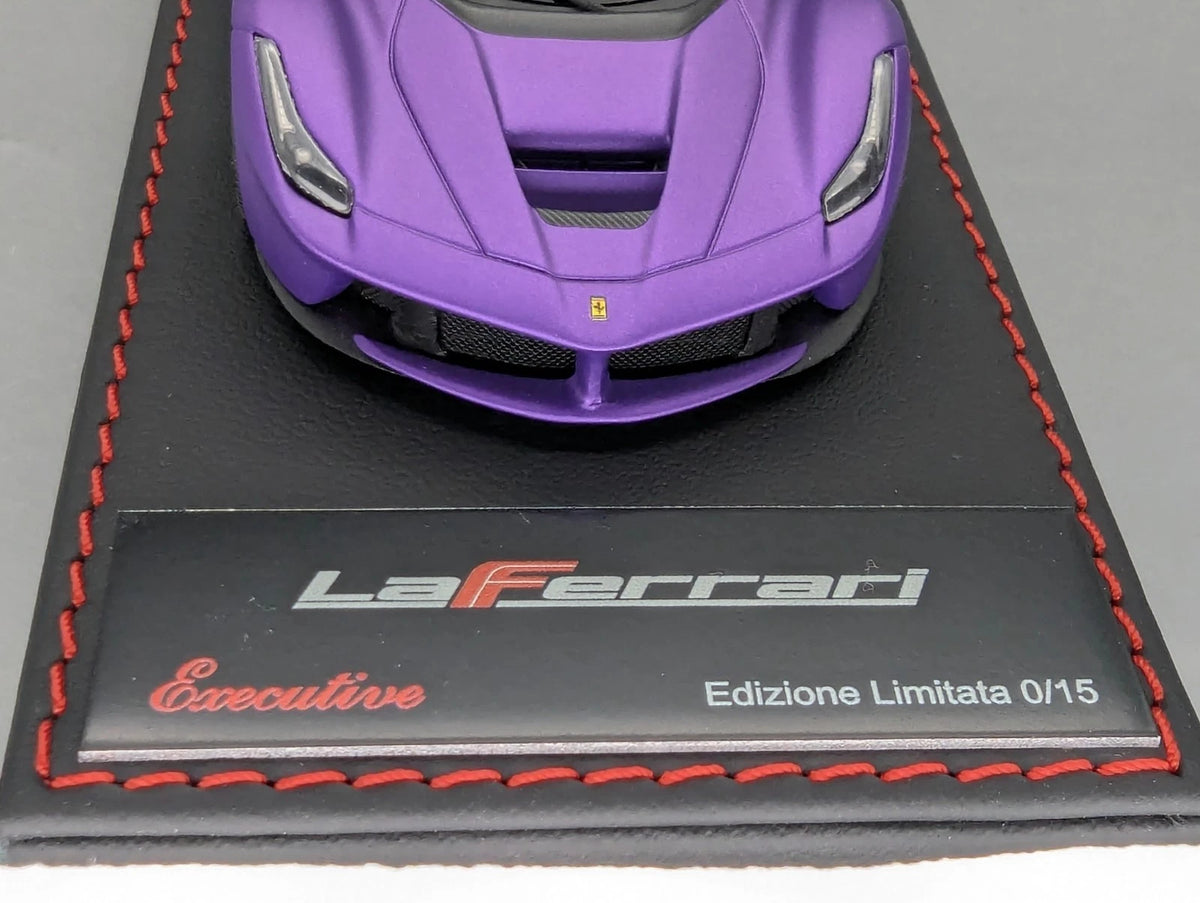 Modellautos 1:43 BBR Executive Ferrari LaFerrari Matt Mica Violet 0/15 OVP
