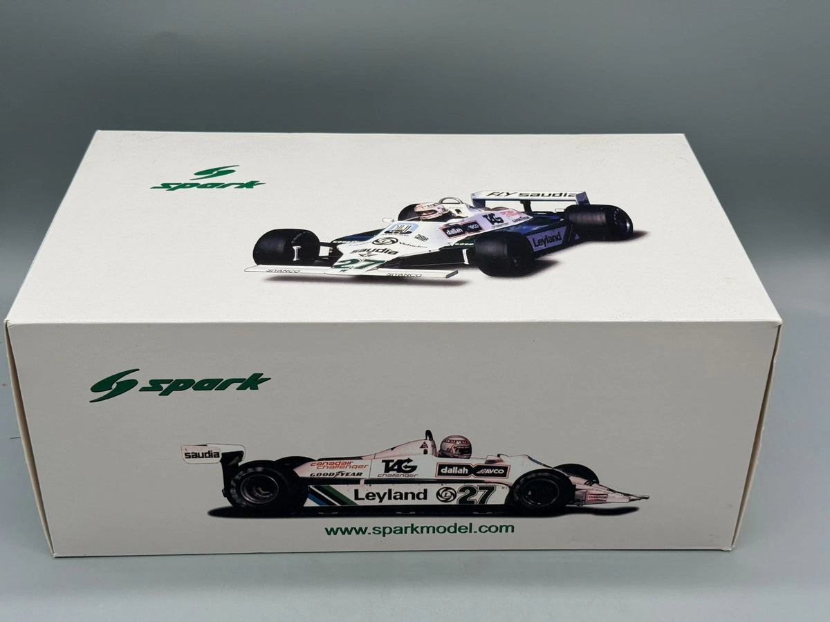 Modellautos 1:18 Spark Williams FW07B World Champion Winner Canadian 1980 + OVP