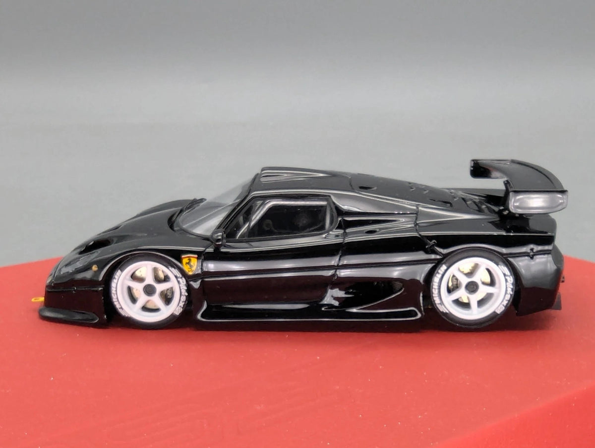 Modellautos 1:43 BBR Ferrari F50 Gloss Black Ltd 15/20 Medium Base Vitrine OVP