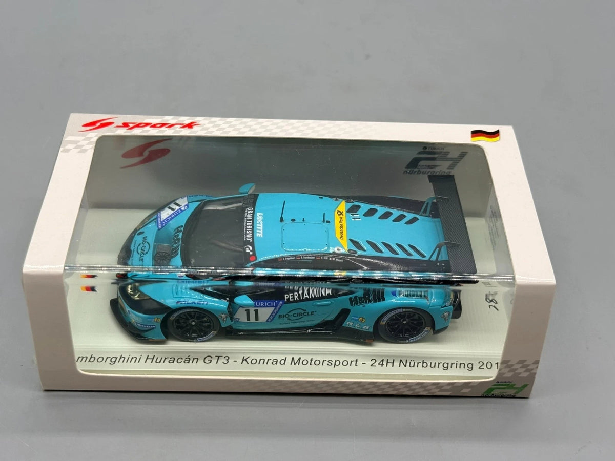 Modellautos 1:43 Spark Lamborghini Huracan GT3 24h Nürburgring 2017 mit OVP