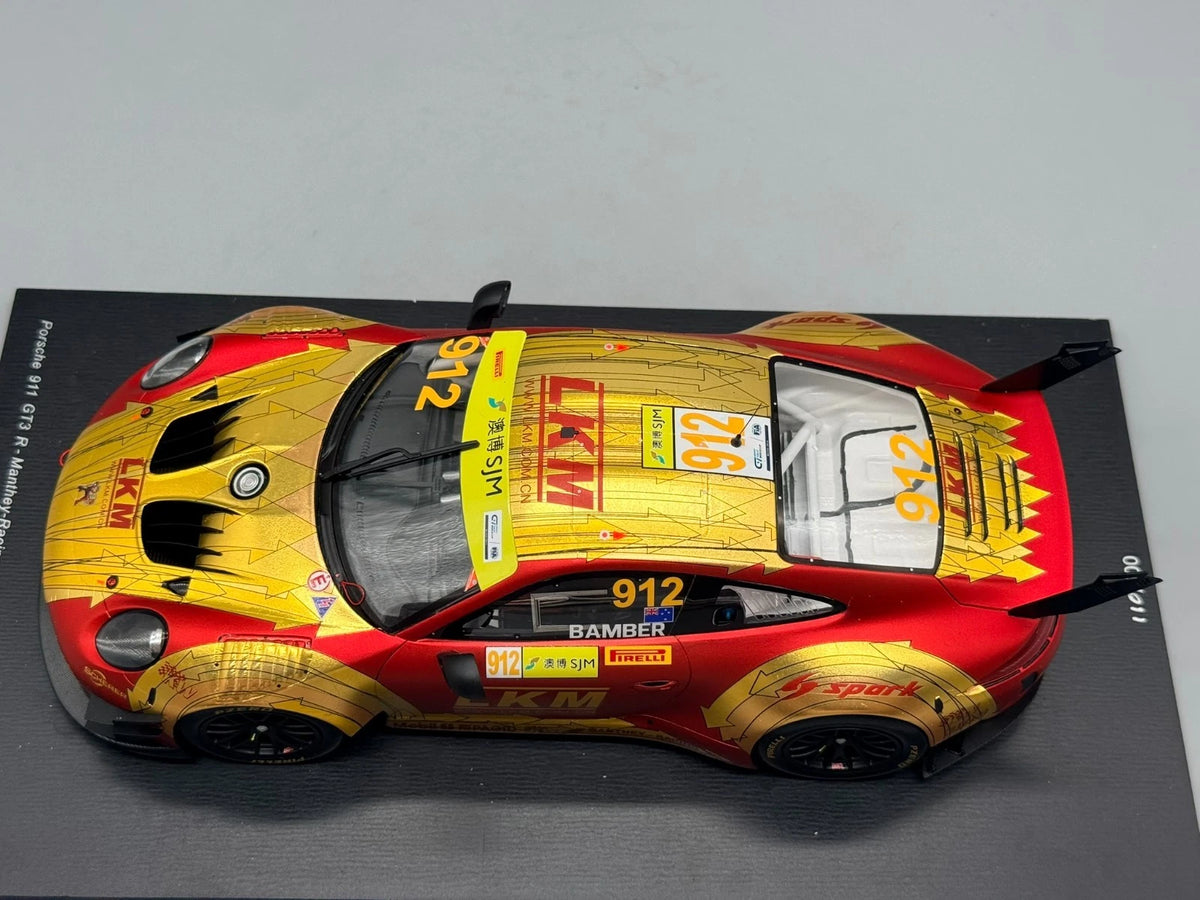 Modellautos 1:18 Spark Porsche 911 GT3 R Fia GT World Cup Macau 2018 mit OVP