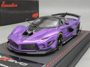 Modellautos 1:43 BBR Executive Calsito Ferrari FXX-K EVO Mica Viol Ltd 21/35 OVP