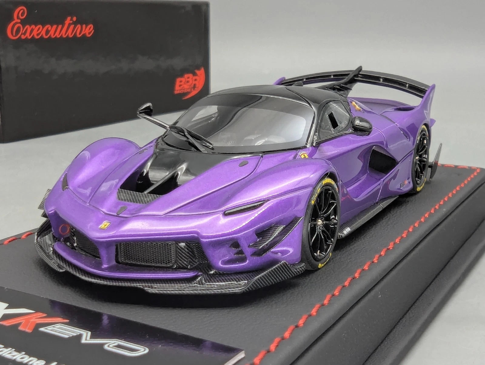 Modellautos 1:43 BBR Executive Calsito Ferrari FXX-K EVO Mica Viol Ltd 21/35 OVP