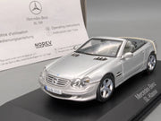 Modellautos 1:43 Norev Mercedes Benz SL Klasse SL 500 Silber mit Dealer OVP