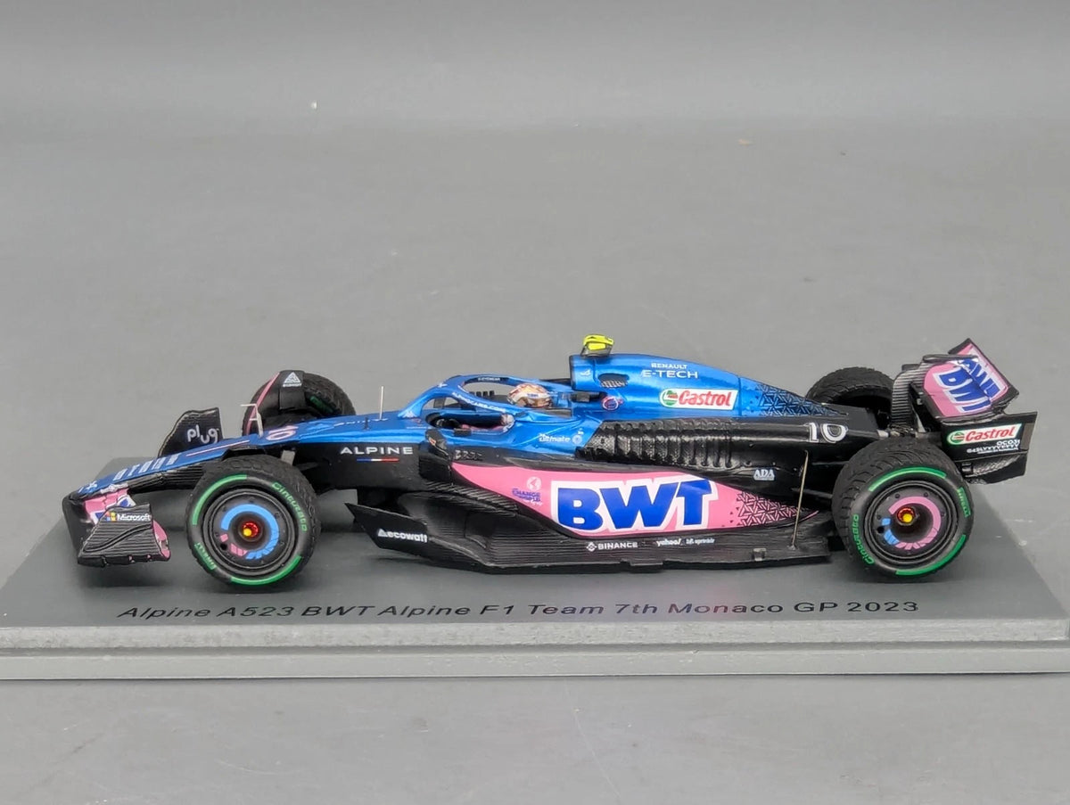 Modellautos 1:43 Spark S8565 Alpine A523 BWT Monaco GP 2023 #10 P. Gasly mit OVP