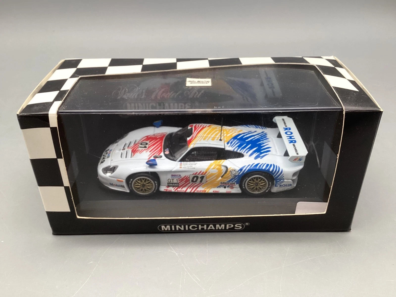 Modellautos  1:43 Minichamps Porsche 911 GT1 Daytona Team Rohr #01 mit OVP