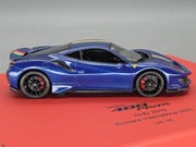 Modellautos 1:43 BBR Ferrari 488 Pista RHD Blu TdF 2019 Romans 2020 Ltd 1/5 OVP