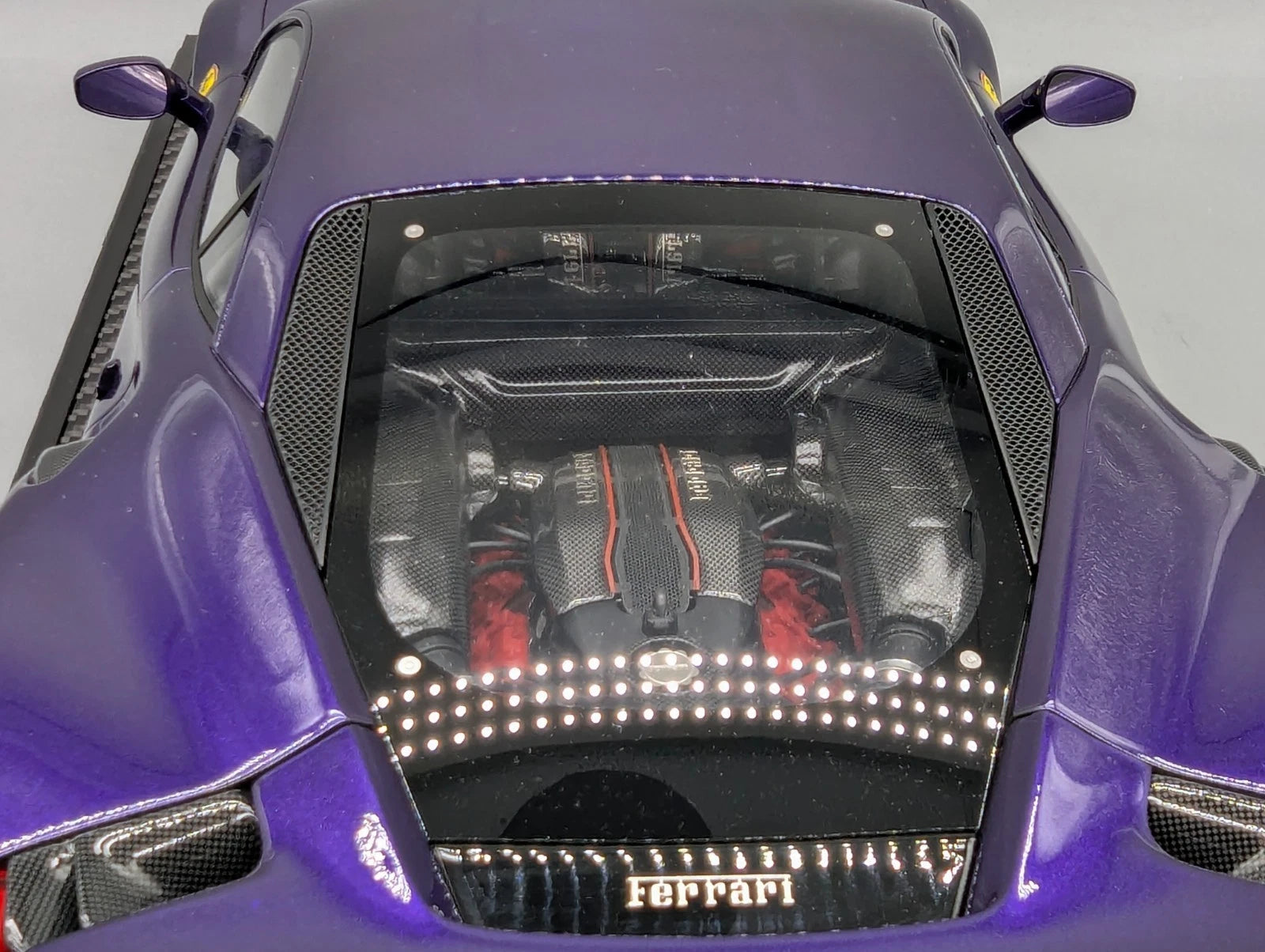 Modellautos 1:12 BBR Ferrari 488 Pista Viola Al Humad Ltd 21/21 Stück OVP
