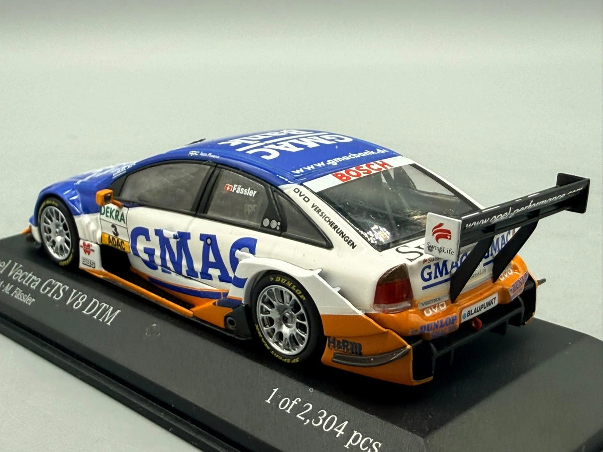 Modellautos 1:43 Minichamps Opel Vectra GTS V8 DTM 2004 OPC #3 mit OVP
