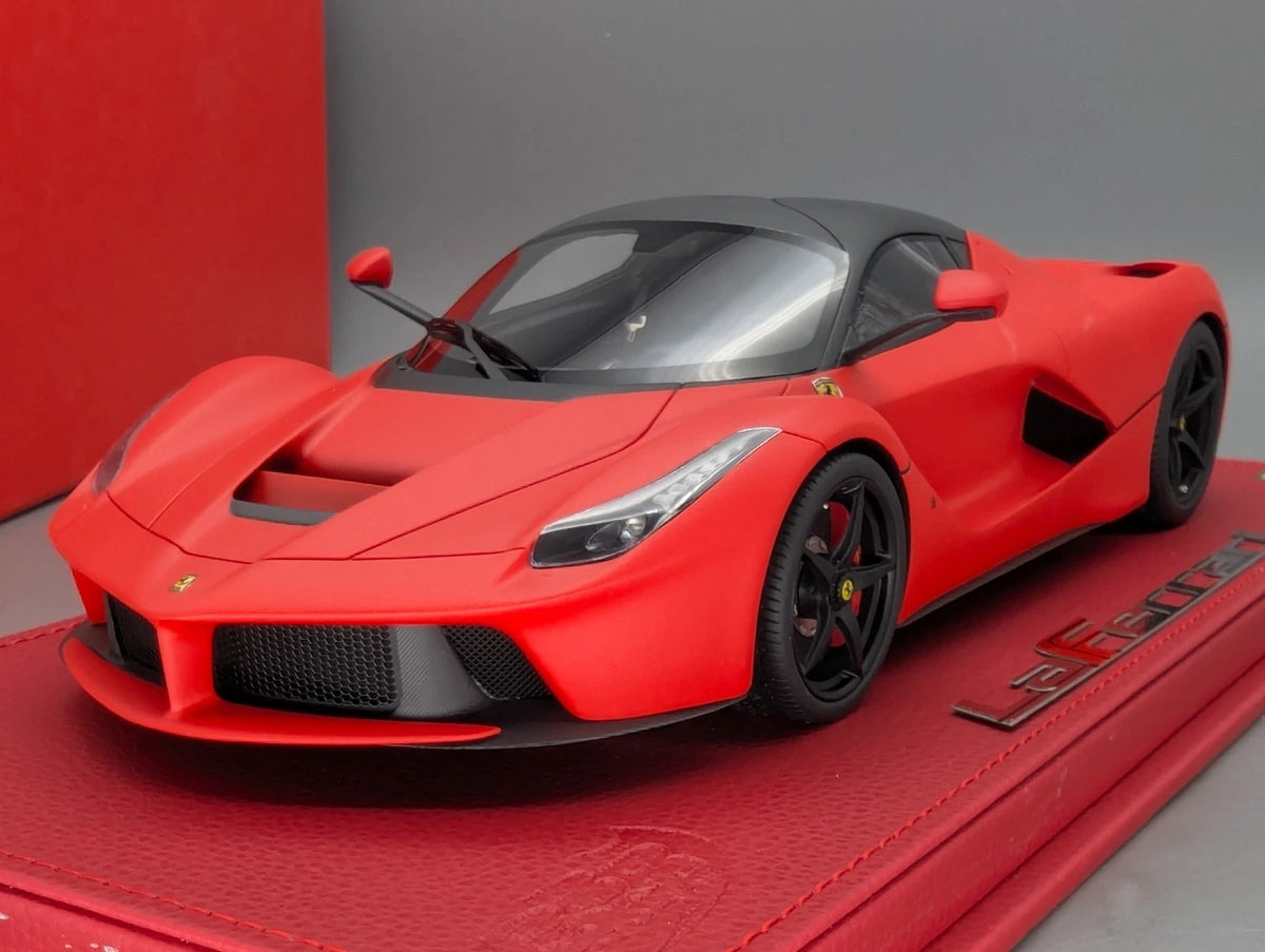 Modellautos 1:18 BBR Ferrari LaFerrari Red SF90 Matt Ltd 14/18 mit Vitrine OVP