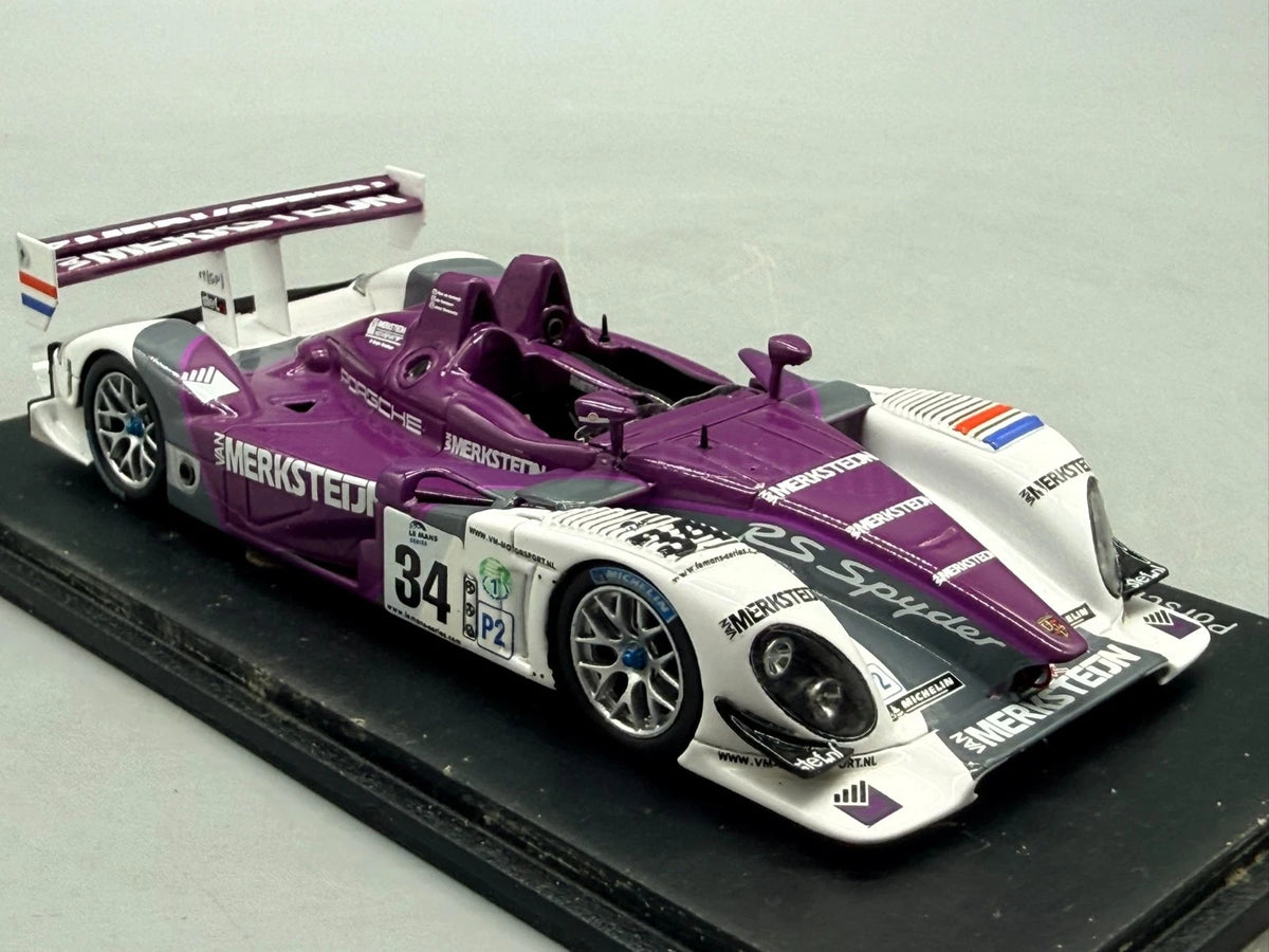 Modellautos 1:43 Spark Porsche RS Spyder Team van Merksteijn Motorsport mit OVP