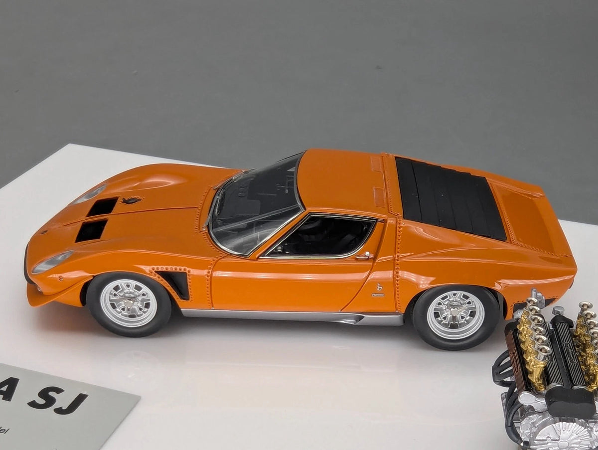 Eidolon Make Up 1:43 Lamborghini Jota SJ Orange Engine Set Ltd 4/100 mit OVP