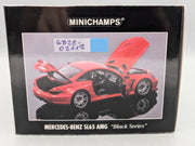 Modellautos 1:18 Minichamps Mercedes Benz SL65 AMG Black Series 2009 Rot OVP