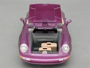 Modellautos 1:18 Bburago Diamonds Edition Porsche 911 Carrera 1993 Lila mit OVP
