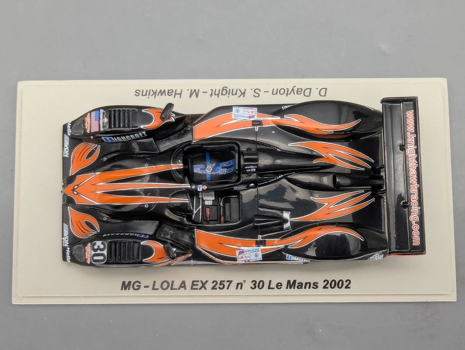 Modellautos 1:43 Spark MG Lola EX 257 24h Le Mans 2002 #30 mit OVP