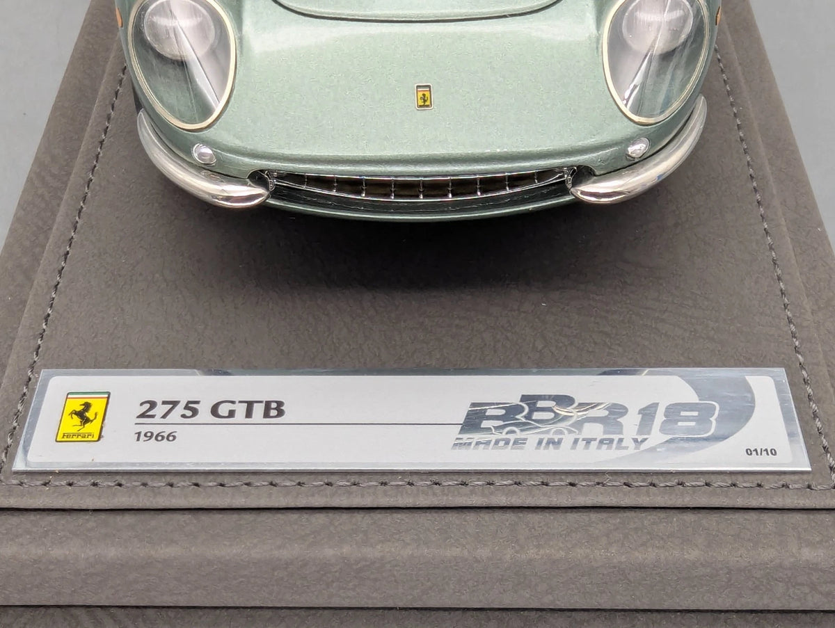 Modellautos 1:18 BBR Ferrari 275 GTB 1966 Metallic Green RGM Ltd 01/10 OVP