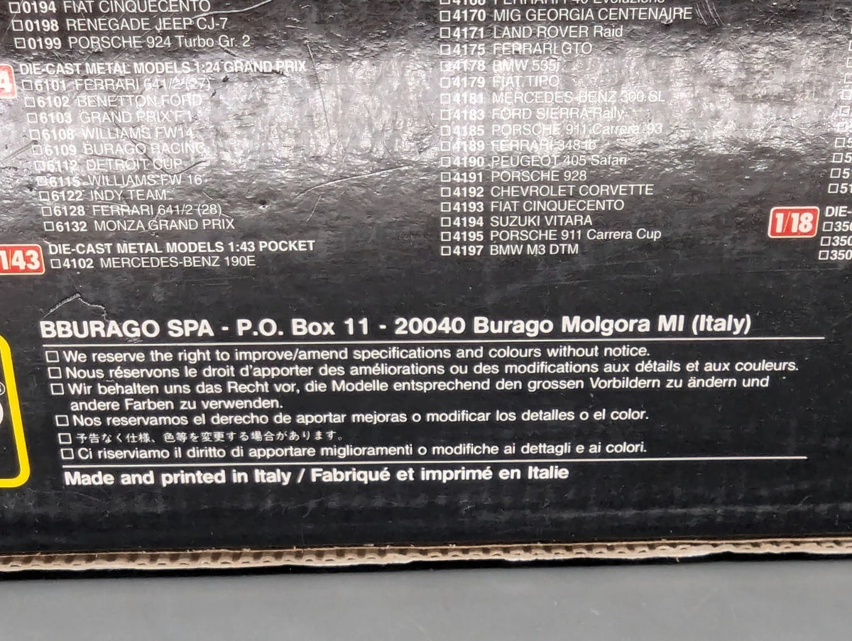 Modellautos 1:18 Bburago Diamonds Edition Porsche 911 Carrera 1993 Lila mit OVP