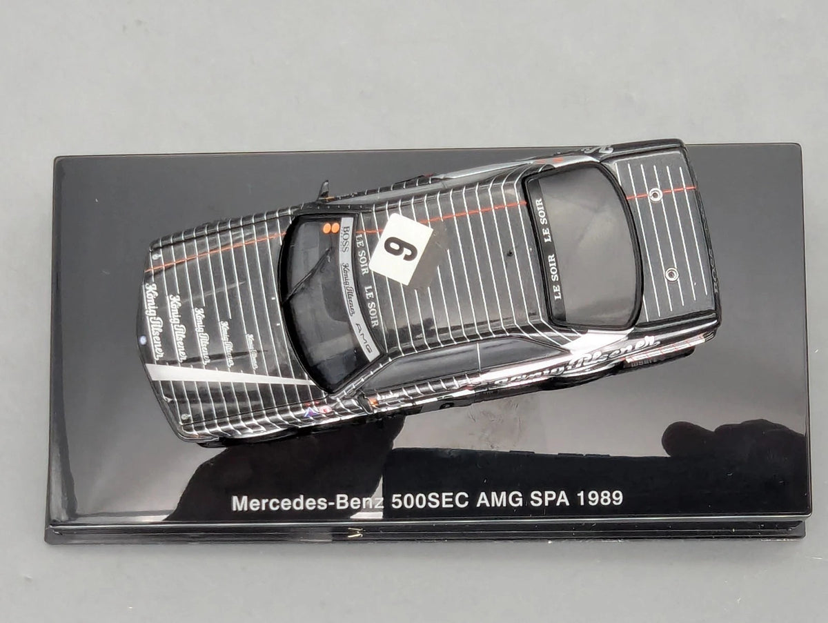 Modellautos 1:43 AUTOart Mercedes Benz 500SEC AMG Spa 1989 #6 Ludwig u. A. OVP