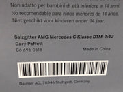Modellautos 1:43 Minichamps AMG Mercedes C Klasse DTM 2009 #10 Gary Paffett OVP