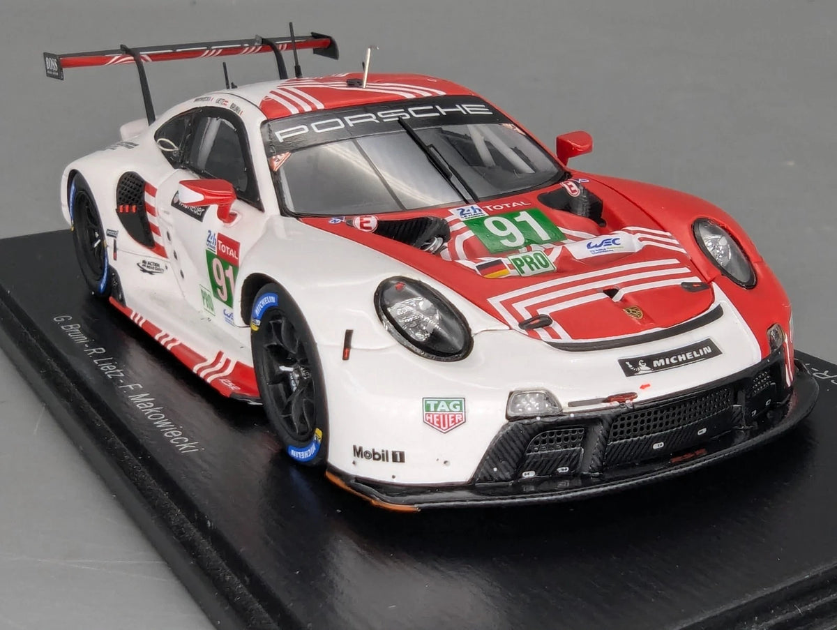 Modellautos 1:43 Spark S7983 Porsche 911 RSR-19 1.Pole 24h Le Mans 2020 #91 OVP
