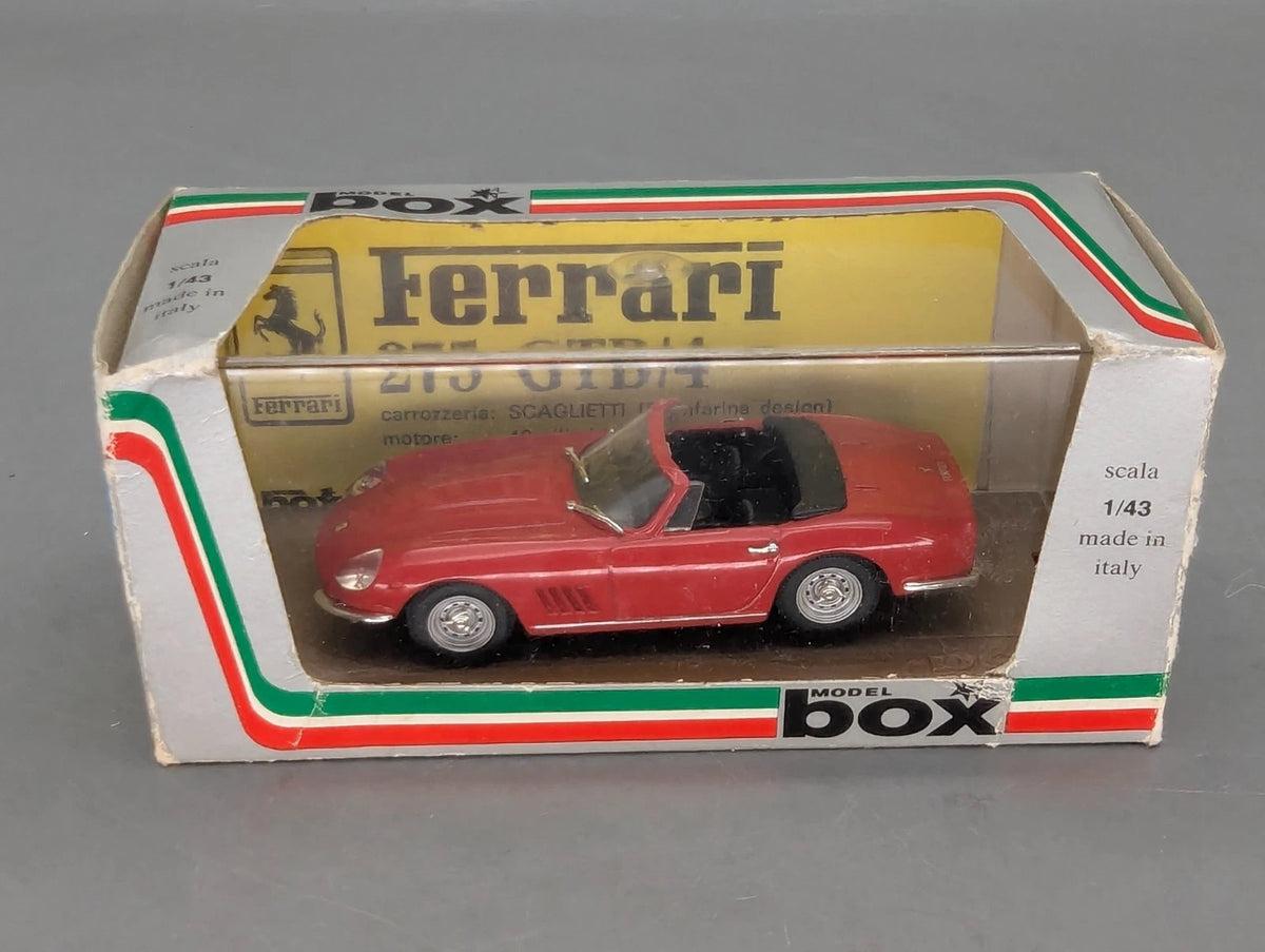 Modellautos 1:43 Box Model 8417 Ferrari 275 GTB/4 Stradale Rot mit OVP
