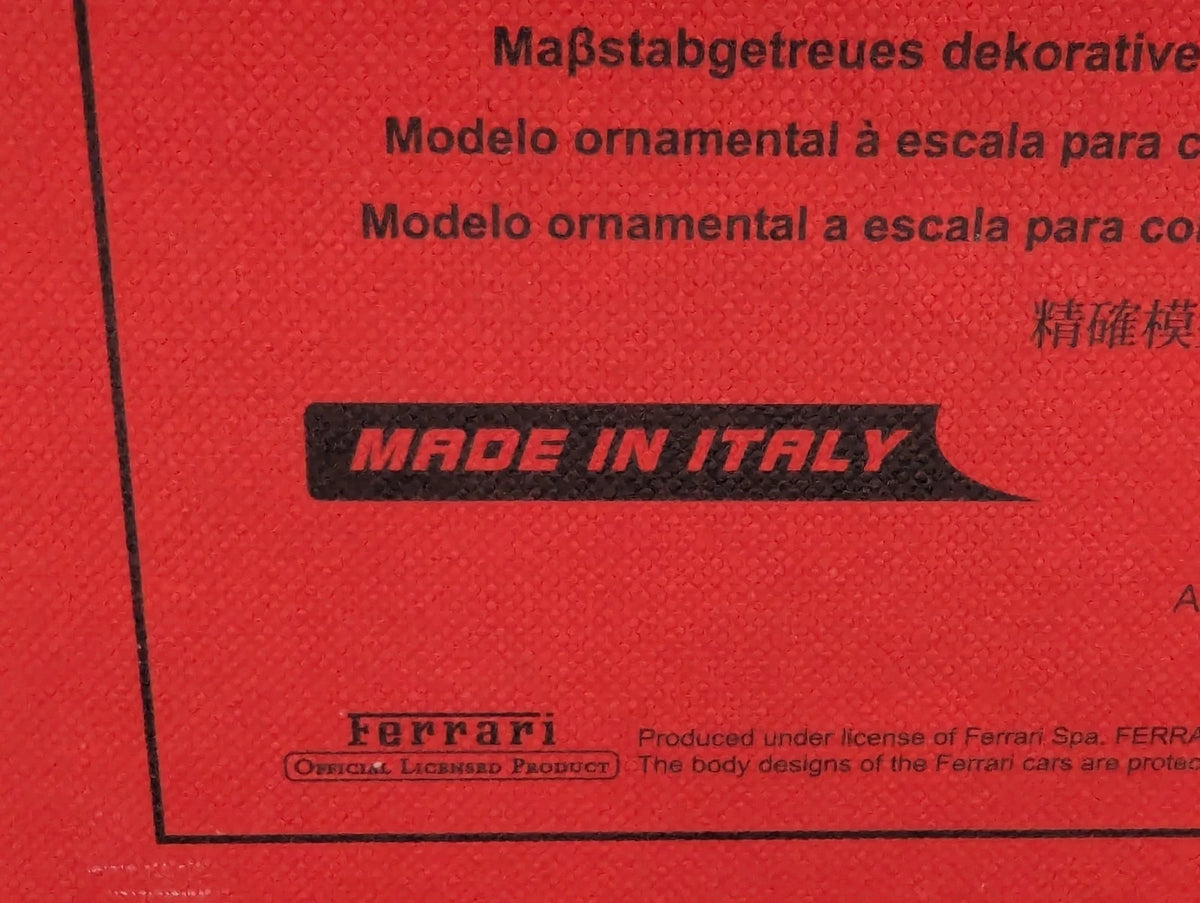 Modellautos 1:18 BBR Ferrari 275 GTS/4 Spider 01/54 Sun Yellow Vitrine und OVP