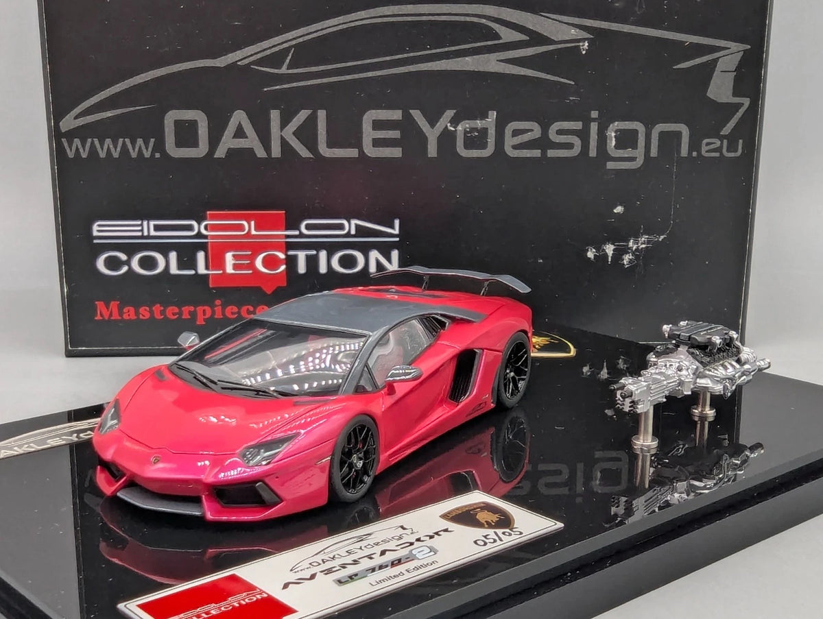 Eidolon Make Up 1:43 Lamborghini Aventador LP760-2 Engine Set Oakley 05/05 OVP