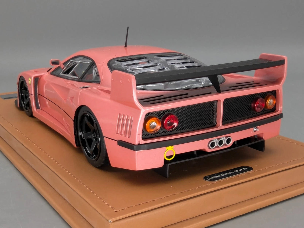 Modellautos 1:18 Tecnomodel Ferrari F40 LM 1996 Press Metallic Pink 19/60 OVP