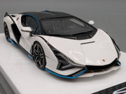 Eidolon Make Up 1:43 Lamborghini Sian FKP 37 with Stripe 2019 Bianco 76/100 OVP