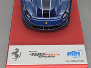 Modellautos 1:43 BBR Concept43 Ferrari 488 Pista Spider RHD BluTDF Ltd 01/20 OVP