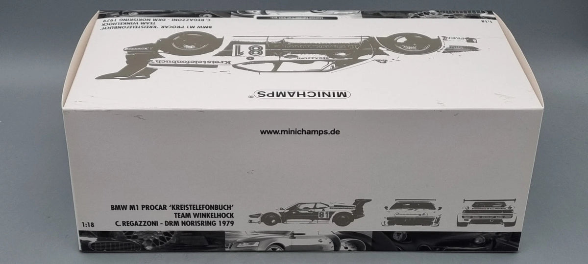 Modellautos 1:18 Minichamps 180 792991 BMW M1 Procar DRM Norisring 1979 OVP