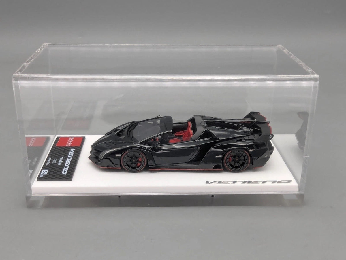 Eidolon Make Up 1:43 Lamborghini Veneno Roadster 2015 Black Red Ltd 54/80 OVP