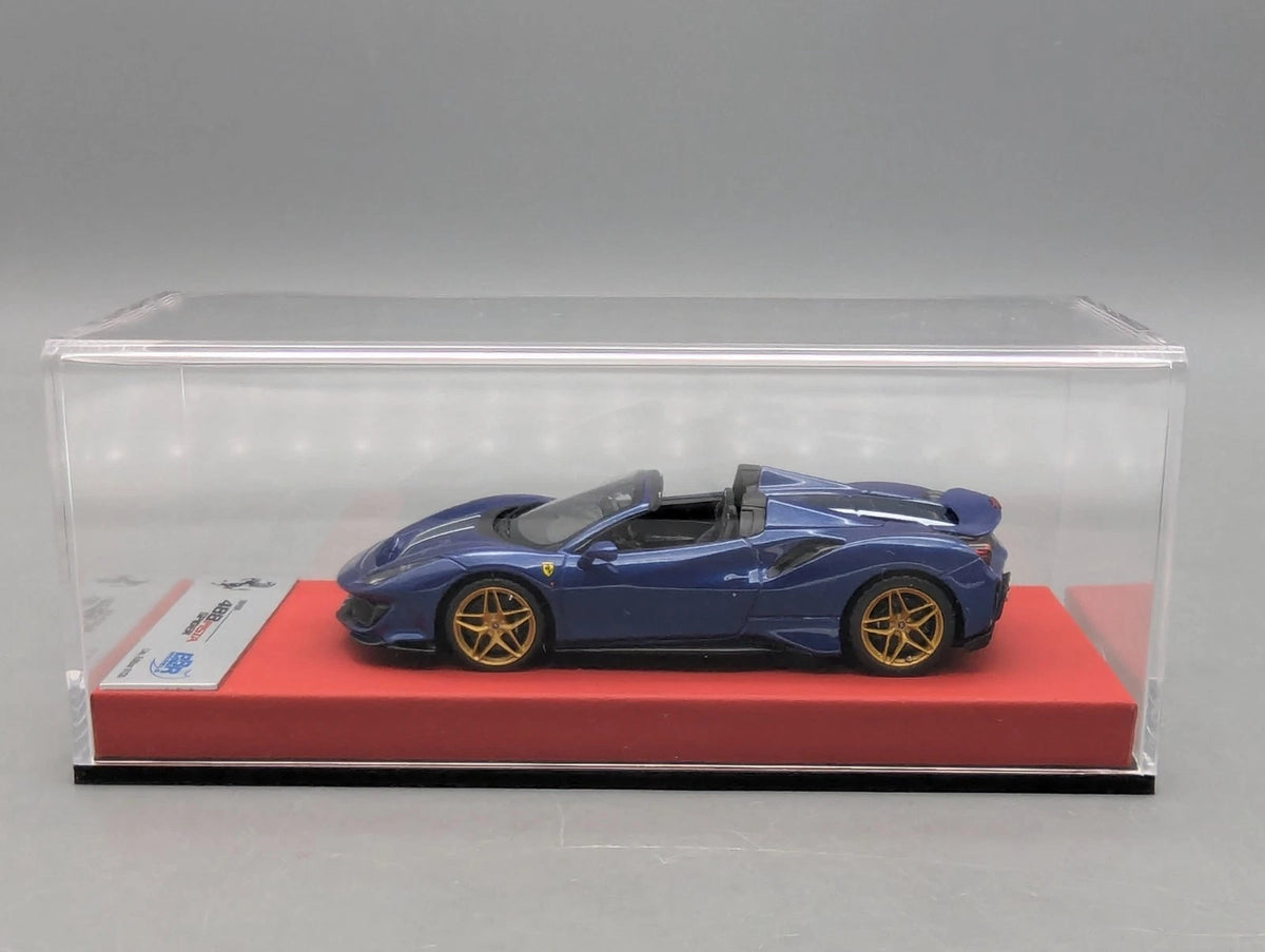 Modellautos 1:43 BBR Concept43 Ferrari 488 Pista Spider RHD BluTDF Ltd 01/20 OVP