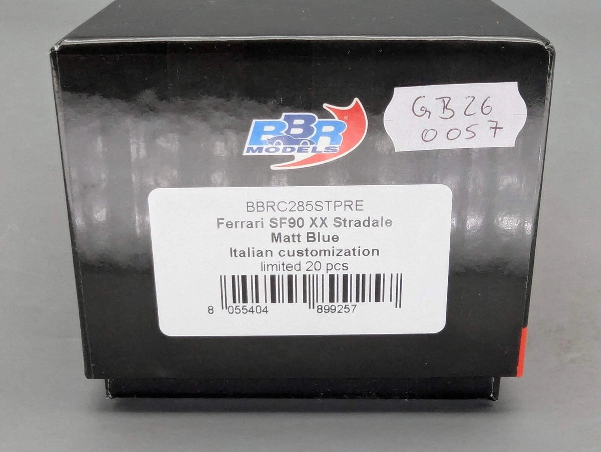 Modellautos 1:43 BBR Concept43 Ferrari SF90XX Stradale Matt Blue Ltd 19/20 OVP