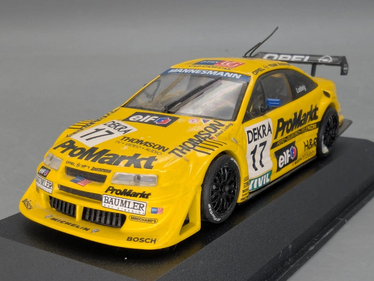 Modellautos 1:43 Minichamps Opel Calibra V6 4x4 DTM ITC 1995 #17 Ludwig OVP