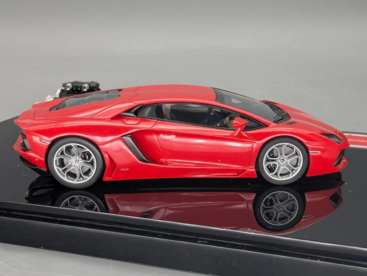 Eidolon Make Up 1:43 Lamborghini Aventador LP700-4 2011 Engine Set Rot mit OVP