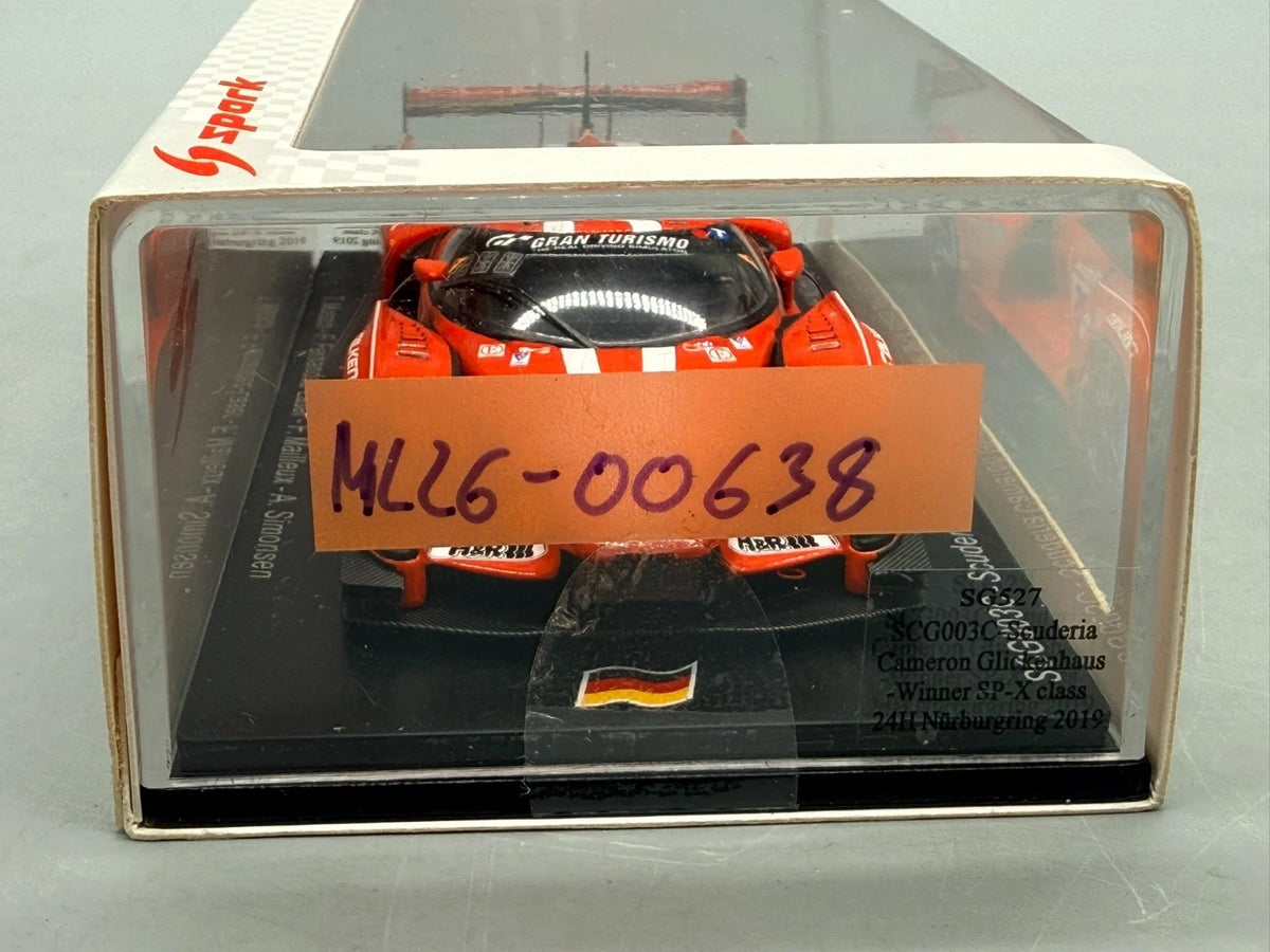 Modellautos 1:43 Spark SCG003C - Scuderia Cameron Glickenhaus #705 mit OVP