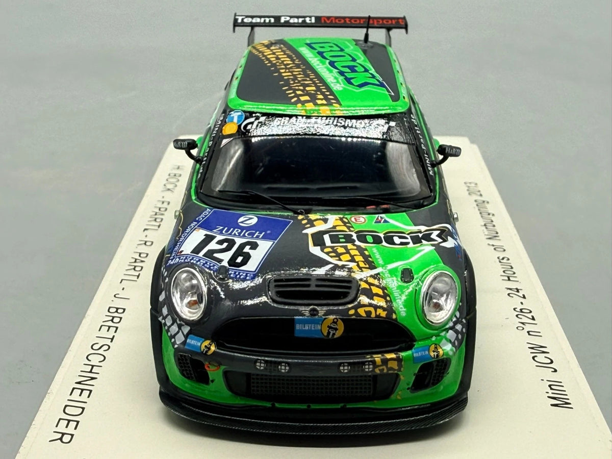 Modellautos 1:43 Spark Mini JCW #126 24h Nürburgring 2013 + OVP